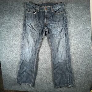 Levi's 559 Jeans Men 38x31 Blue Denim Cotton Light Wash Relaxed Fit Straight Leg